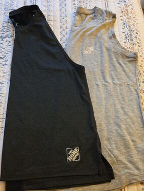 Home Depot Logo Muscle Tank - Black and Gray